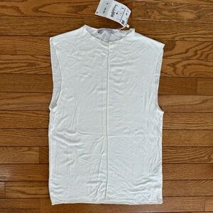 NWT Zara White Ribbed Top - Read Details!